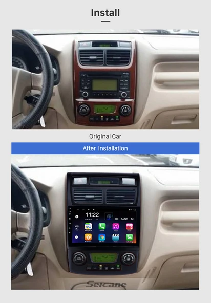 Fimex KIA SPORTAGE DİJİTAL / MANUEL 2007-2010 MULTİMEDYA NAVİGASYON USB KAMERA CARPLAYER 6 RAM - 2
