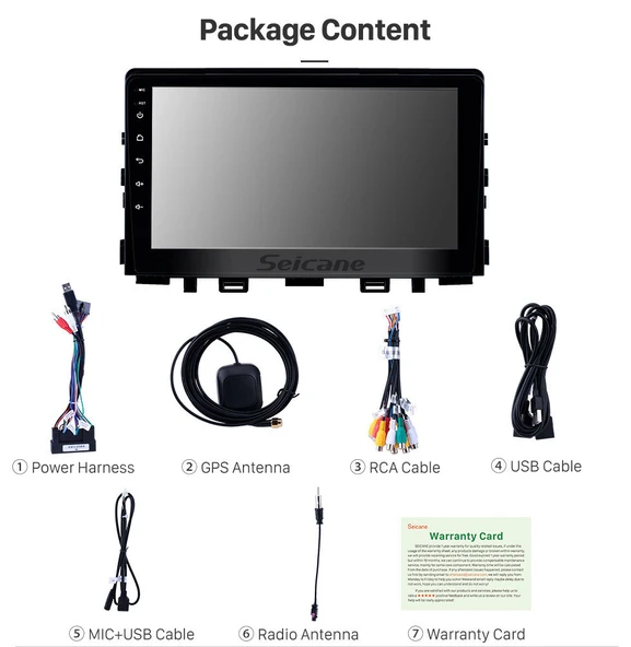 Fimex KIA RIO PICANTO 2017+ MULTİMEDYA NAVİGASYON USB KAMERA CARPLAYER 6 RAM - Resim 3