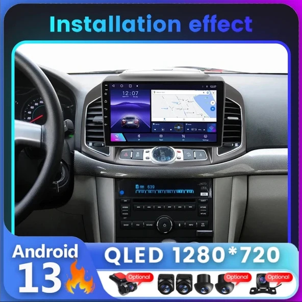 Fimex CHEVROLET CAPTIVA 2011-2017 MULTİMEDYA NAVİGASYON USB KAMERA CARPLAYER 6 RAM - 3
