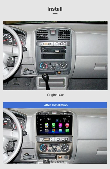 AVGO ISUZU D-MAX 2001-2005 MULTİMEDYA NAVİGASYON USB KAMERA CARPLAYER 6 RAM - Resim 2