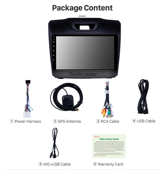 AVGO ISUZU D-MAX 2012+ MULTİMEDYA NAVİGASYON USB KAMERA CARPLAYER 6 RAM - 3