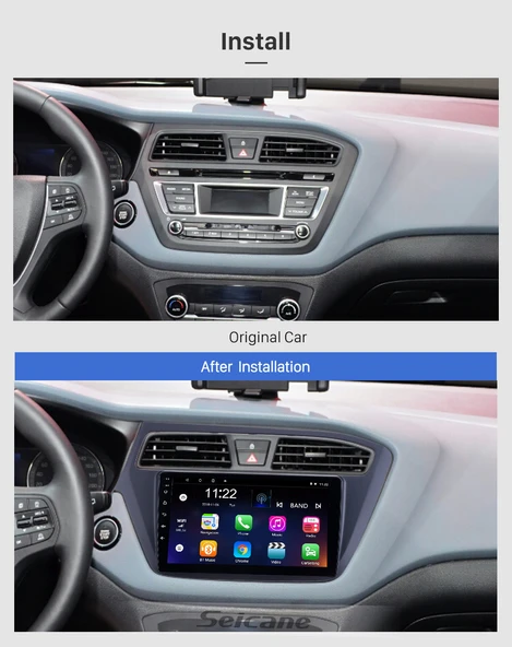 Navigold HYUNDAI İ20 2018+ MULTİMEDYA NAVİGASYON USB KAMERA CARPLAYER 6 RAM - 2