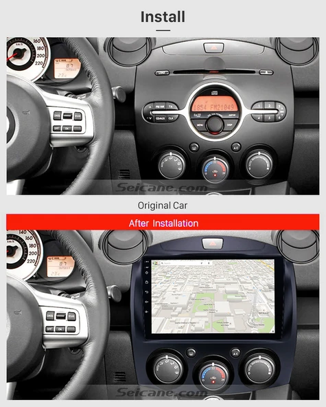 Navigold MAZDA 2 2010+ MULTİMEDYA NAVİGASYON USB KAMERA CARPLAYER 6 RAM - 2