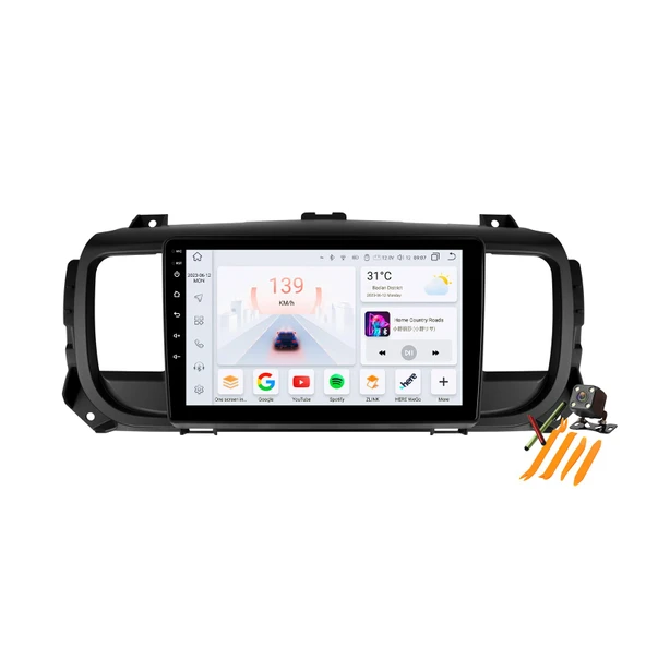 AVGO FIAT ULYSSE (2022) MULTİMEDYA NAVİGASYON USB KAMERA CARPLAYER 6 RAM