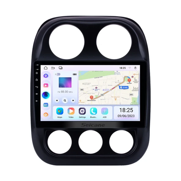 Navixx JEEP COMPASS 2010-2014 MULTİMEDYA NAVİGASYON USB KAMERA CARPLAYER 6 RAM