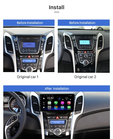 DVNOX HYUNDAI İ-30 2015+ MULTİMEDYA NAVİGASYON USB KAMERA CARPLAYER 6 RAM - Resim 2