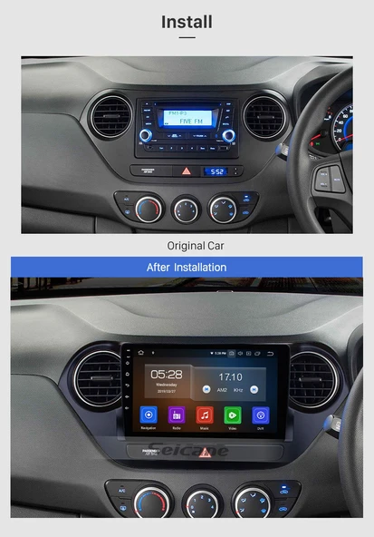 Navixx HYUNDAI İ10 2014-2017 MULTİMEDYA NAVİGASYON USB KAMERA CARPLAYER 6 RAM - 2