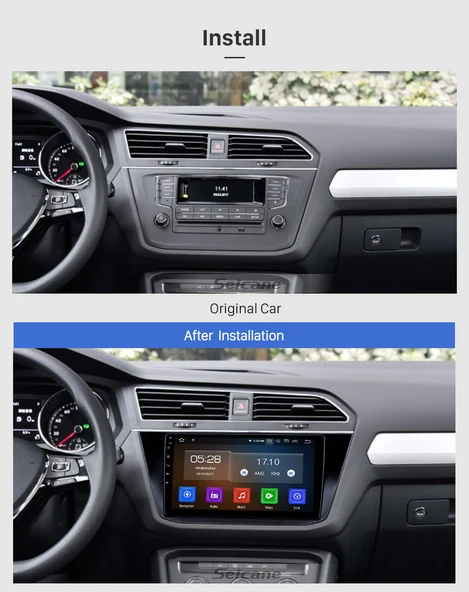 Navixx VW TIGUAN 2017+ MULTİMEDYA NAVİGASYON USB KAMERA CARPLAYER 6 RAM - 2