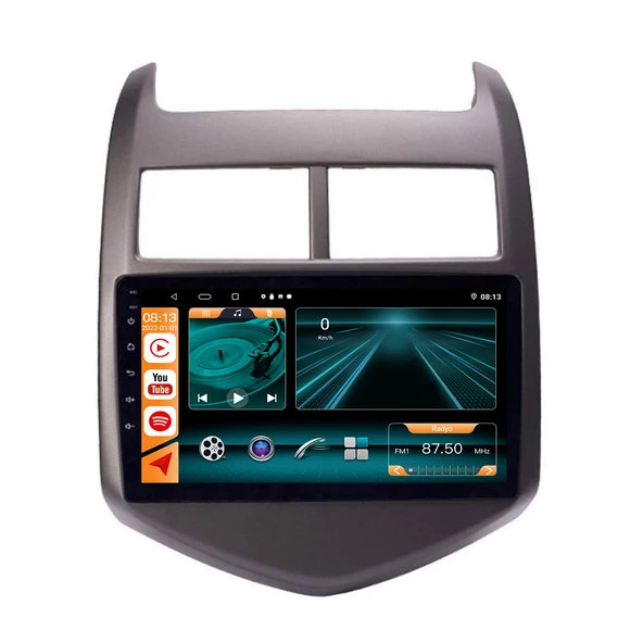 Navixx CHEVROLET AVEO 2011-2013 MULTİMEDYA NAVİGASYON USB KAMERA CARPLAYER 6 RAM