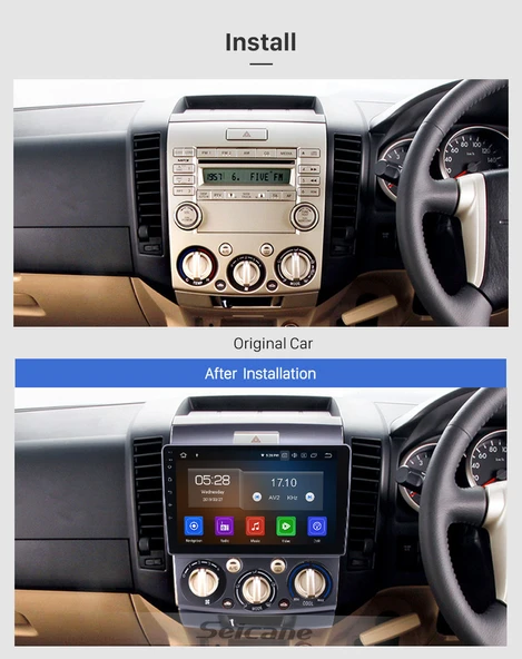 DARWİLL FORD RANGER 2006-2010 MULTİMEDYA NAVİGASYON USB KAMERA CARPLAYER 6 RAM - 2