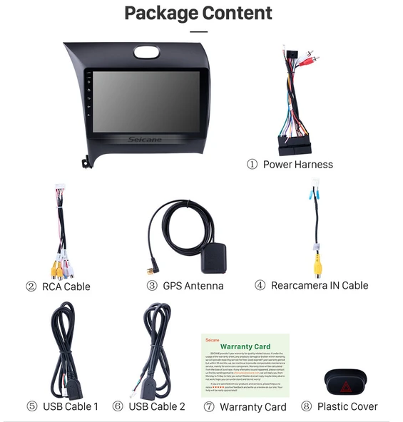 DVNOX KIA CERATO K3 2012-2018 MULTİMEDYA NAVİGASYON USB KAMERA CARPLAYER 6 RAM - 3