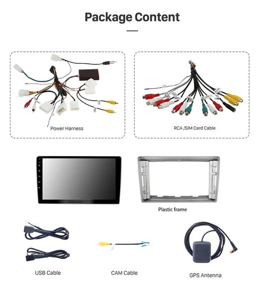 DARWİLL TOYOTA AVENSIS 2002-2008 MULTİMEDYA NAVİGASYON USB KAMERA CARPLAYER 6 RAM - 3