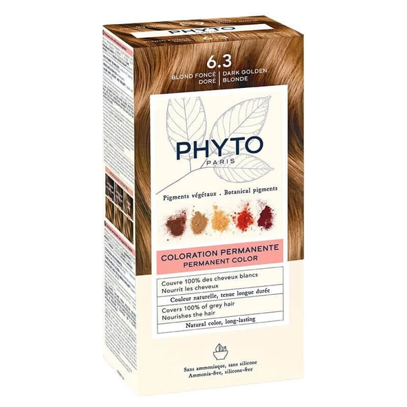 Phyto Color Bitkisel Saç Boyası 6.3 - Koyu Kumral Dore