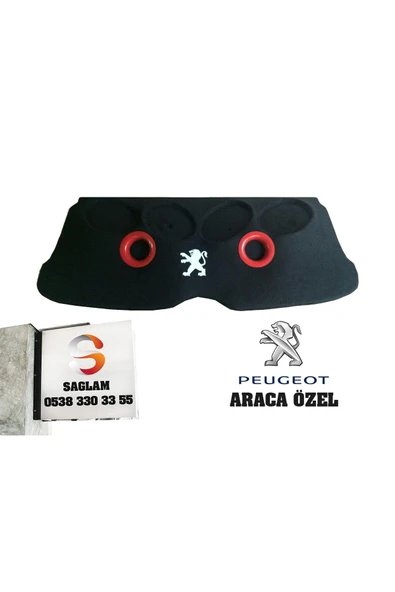 Sağlam ELYAFLI PEUGEOT 207 PANDİZOT POLYESTERLİ KABARTMALI 2 PORTLU 4x20 2x10