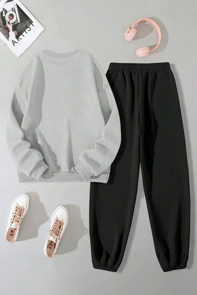 Newyork Baskılı Unisex Eşofman Takımı - Resim 2