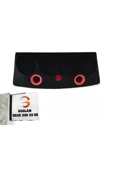 Sağlam VOLKSWAGEN PASSAT PANDİZOT POLYESTERLİ KABARTMALI PORTLU 4oval 2x10