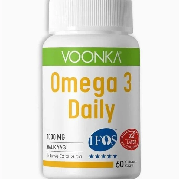 Voonka Omega 3 Daily 60 Yumuşak Kapsül