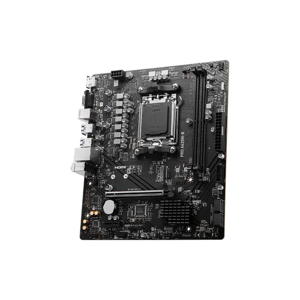MSI PRO A620M-B DDR5 6800MT/S 1XVGA 1XHDMI 1XM.2 USB3.2 MATX AM5 (AMD 7000,8000 VE 9000 SERİ İŞLEMCİ UYUMLU) - 3