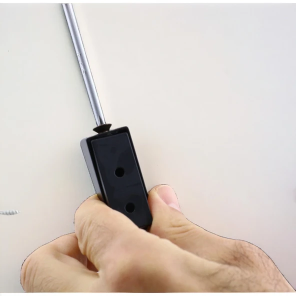 Geven Çanta Elbise Askısı Siyah Dolap Askılık Askılığı Duvar Vestiyer Banyo Mutfak Kıyafet Asma Kulp - 7