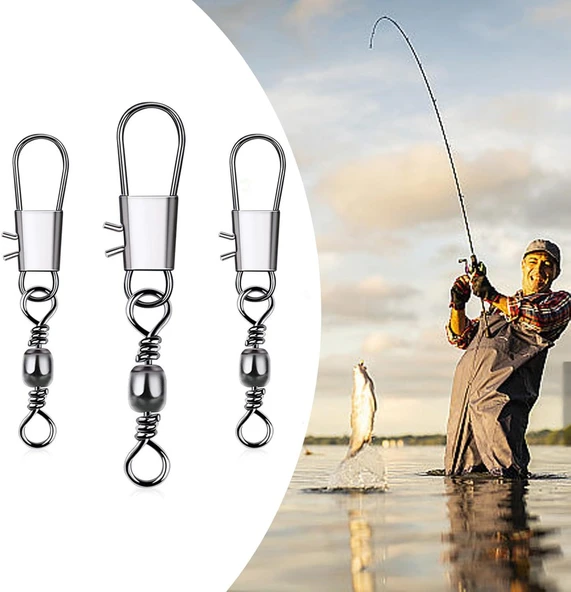 Valkyrie 200 Adet Kutulu Fırdöndü Seti Paslanmaz Klipsli Kilitli 5 Farklı Boy Gümüş Renk - 8