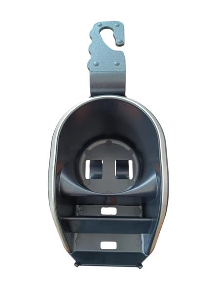 Koltuk Arkası Telefon Bardak Tutucu Organizer Siyah Y-910 - 2