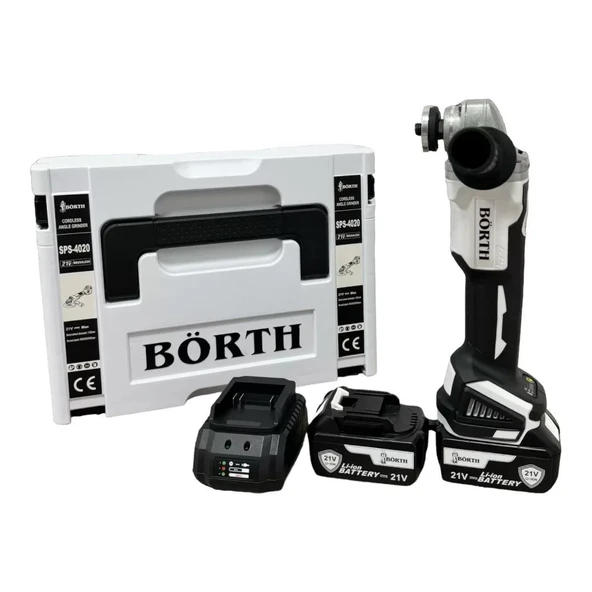 Börth Akülü 3-Lü Set Hilti & Taşlama & Torklu Vidalama - 3