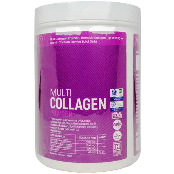 Voonka Multi Collagen Powder 450 Gr