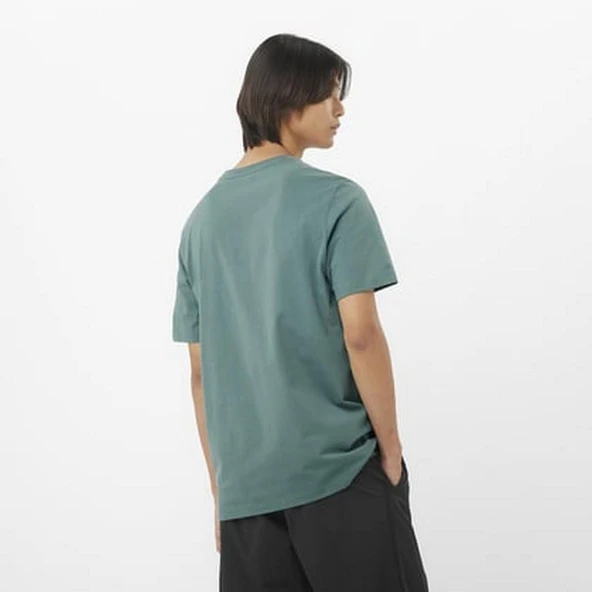 Salomon LC2526700 Big Logo Tee M Erkek Spor Tişört - 3