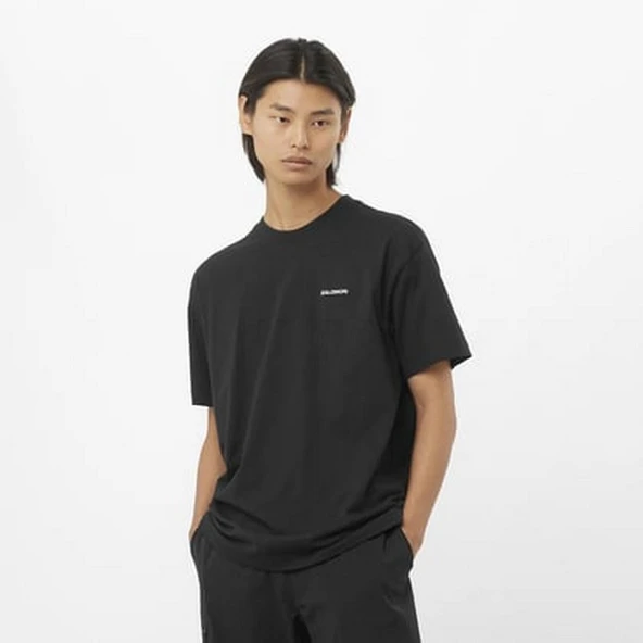 Salomon LC2527200 Logo Rx Tee M Erkek Spor Tişört - 2