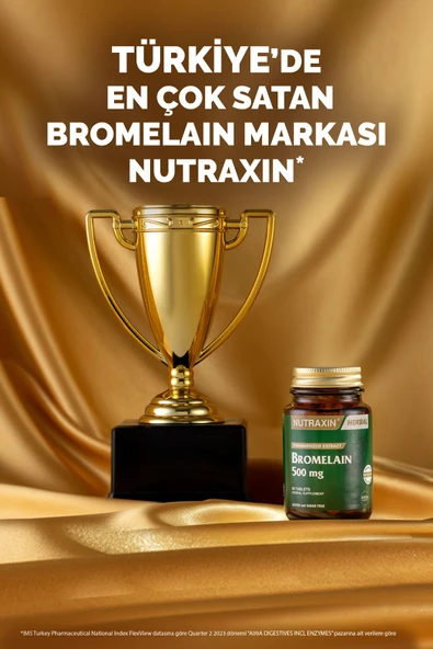 Nutraxin Herbal Bromelain 500 Mg Ananas 60 Tablet - 2