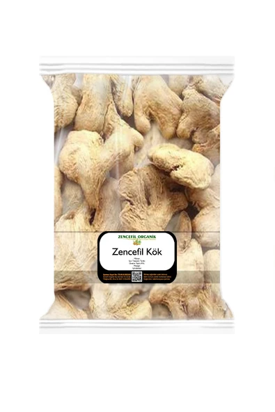 Zencefil Kök 100 gr Kuru Zencefil Kökü Kurutulmuş Kök Zencefil