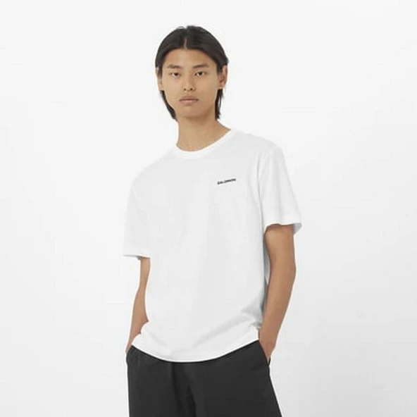 Salomon LC2526400 Logo Tee M Erkek Spor Tişört - 2