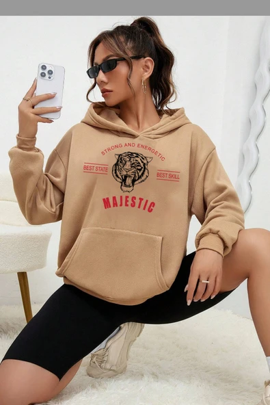 Unisex Majestic Baskılı Sweatshirt ürün görseli