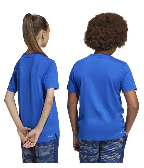 Kinder Shirt Training Essentials Camo-Print Kids JI6109 - Resim 4