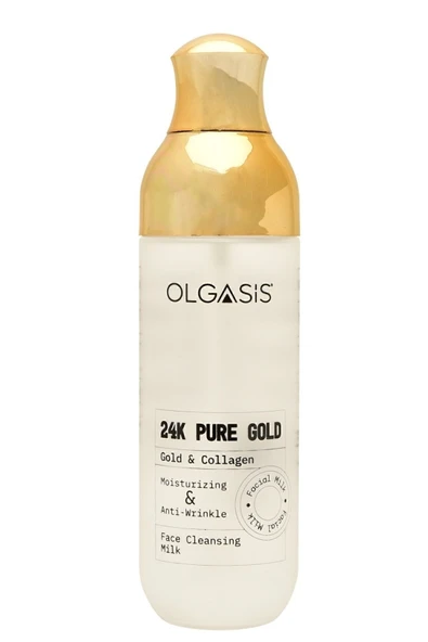 Olgasis 24K Gold Keçi Sütü Temizleme Sütü 200ml + Kırışıklık Önleyici Gece Kremi 50ml - Derin Temizlik & Yoğun Bakım - 2
