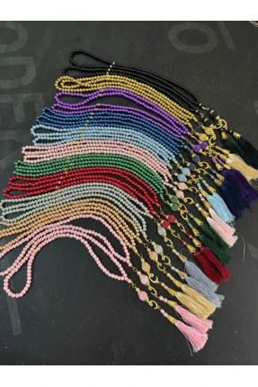 İnci Tesbih 99 lu Vavlı karışık renk 20 adet - 3