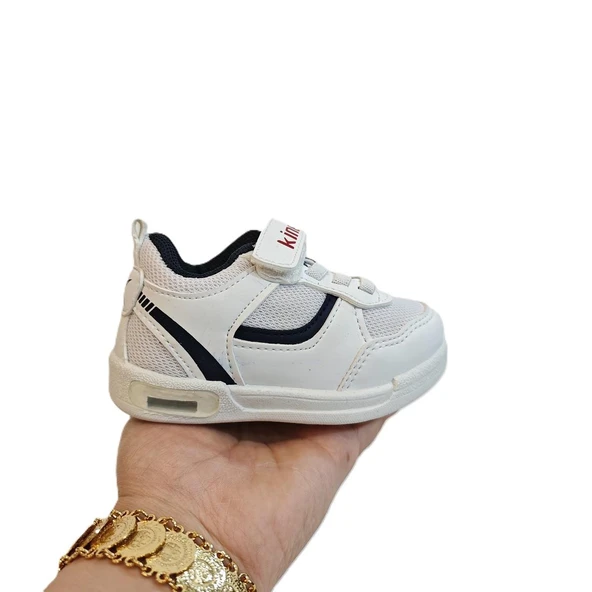 Kinetix Hornet Fx Beyaz Cırtlı Bebe Erkek Çocuk Spor Ayakkabı