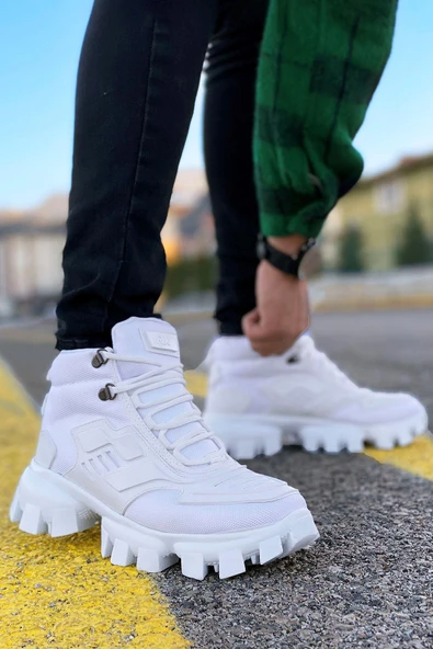 Big King Beyaz Dozer Taban Unisex Günlük Spor Bot - 2