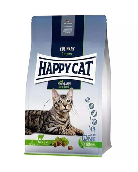 Happy Cat Kuzu Etli Yetişkin Kedi Maması 10Kg