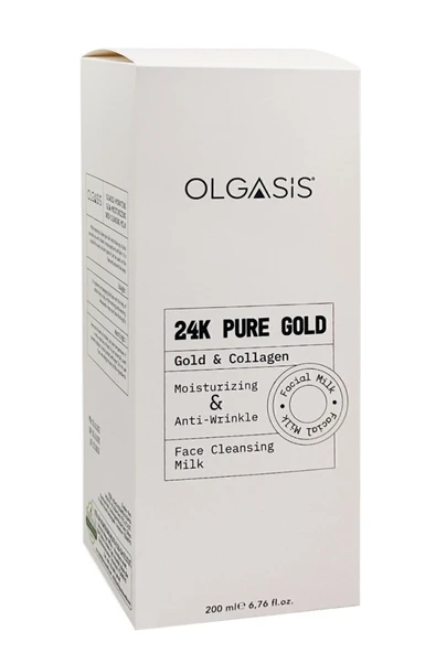 Olgasis 24K Gold Keçi Sütü Temizleme Sütü 200ml + Kırışıklık Önleyici Gece Kremi 50ml - Derin Temizlik & Yoğun Bakım - 4
