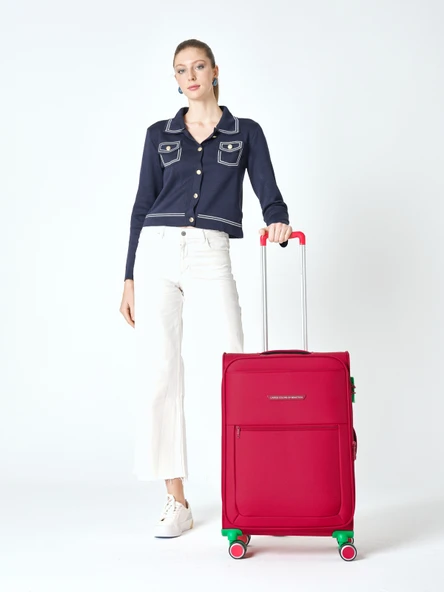 United Colors Of Benetton Orta Boy Valiz 14BNT2800-02 - Resim 2