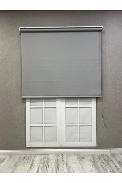 Stor Perde İthal Mat Polyester Açık Gri p1080