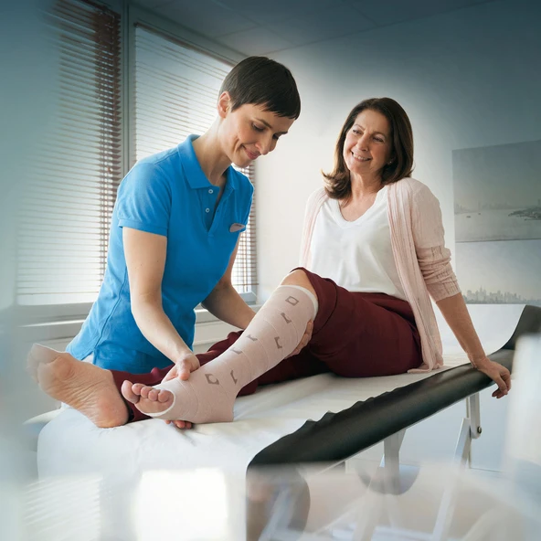 Jobst Compri2 25-32cm / 30-40mmHh Gelişmiş İki Katmanlı Kompresyon Bandajı Sistemi - Resim 3