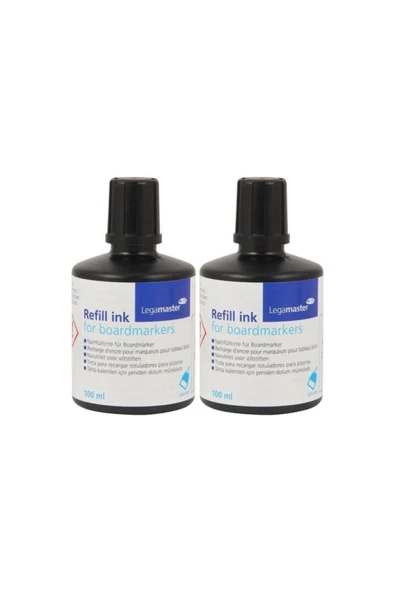 Edding Legamaster Beyaz Tahta Kalemi Mürekkebi 100 ml Siyah 2 Adet