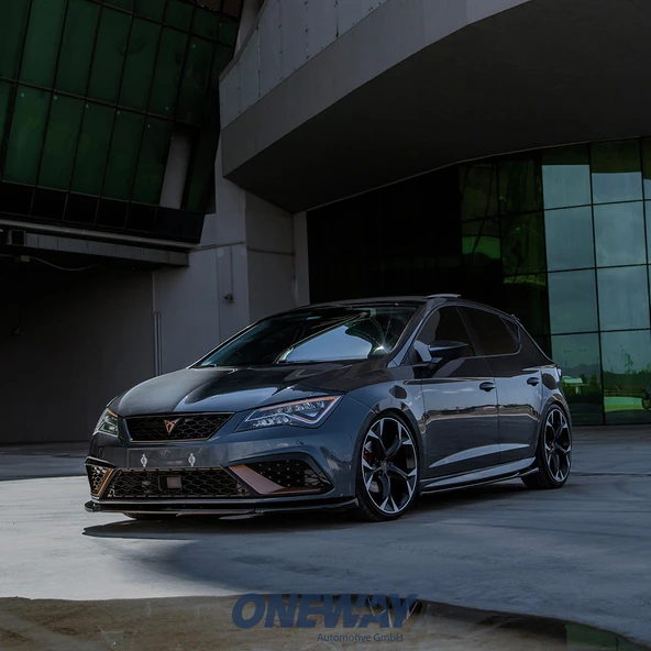 SEAT Leon FR MK3 Facelift 2017-2019 Ön Lip / SEAT Leon Cupra MK3 Facelift 2017-2019 Ön Lip