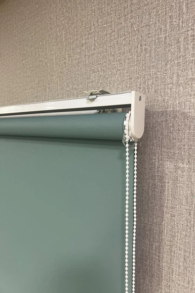 Stor Perde İthal Mat Polyester Yeşil p1380 - 2