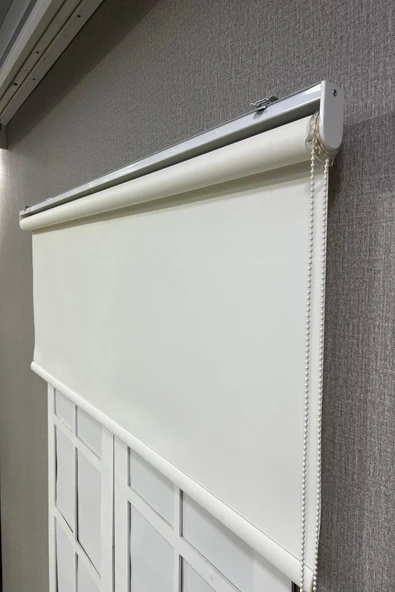 Stor Perde İthal Mat Polyester Krem - 2