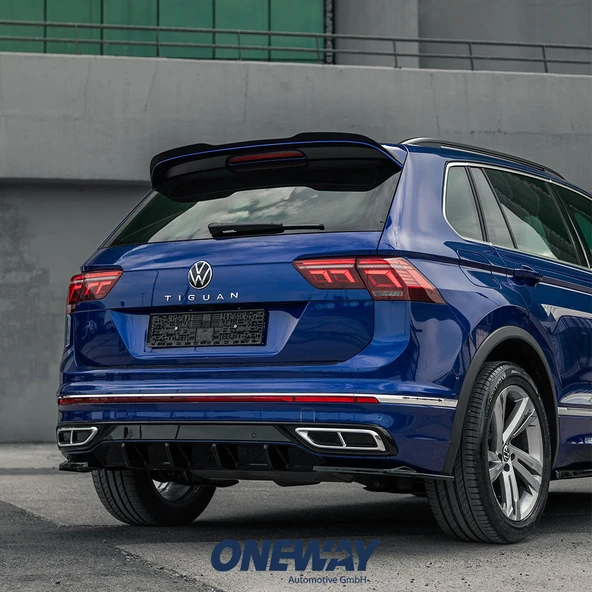 VW Tiguan R-Line Mk2 Facelift 2020-2024 Arka Tampon Sağ Sol Flap (2 Parça) - 3