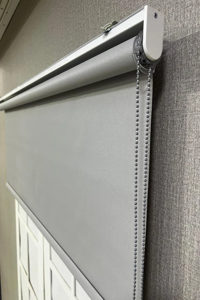 Stor Perde İthal Mat Polyester Açık Gri p1080 - 2