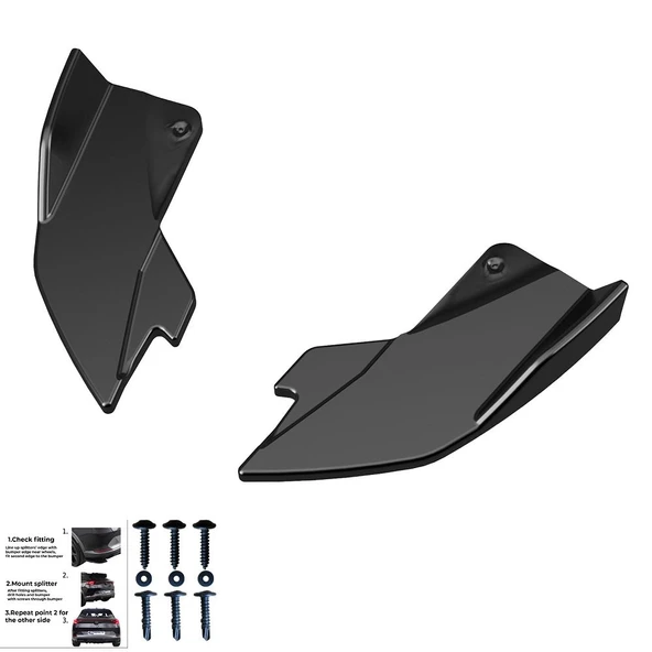 CUPRA Formentor 2020+ Arka Tampon Sağ Sol Flap Version 2 (2 Parça) (RV21.025 Stok Kodu ile Uyumludur) - Resim 5